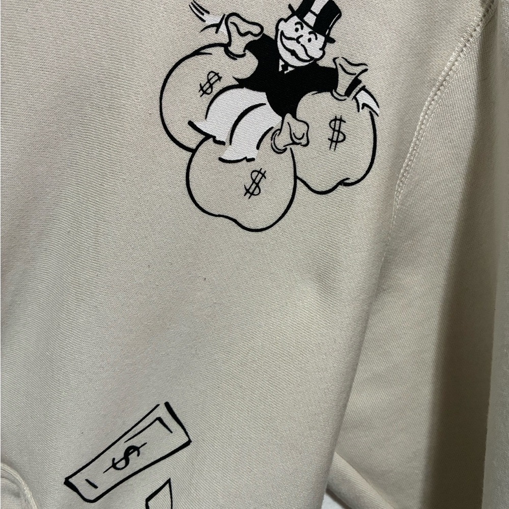 Monopoly Men's Cream Sweater - Picture 3 of 9